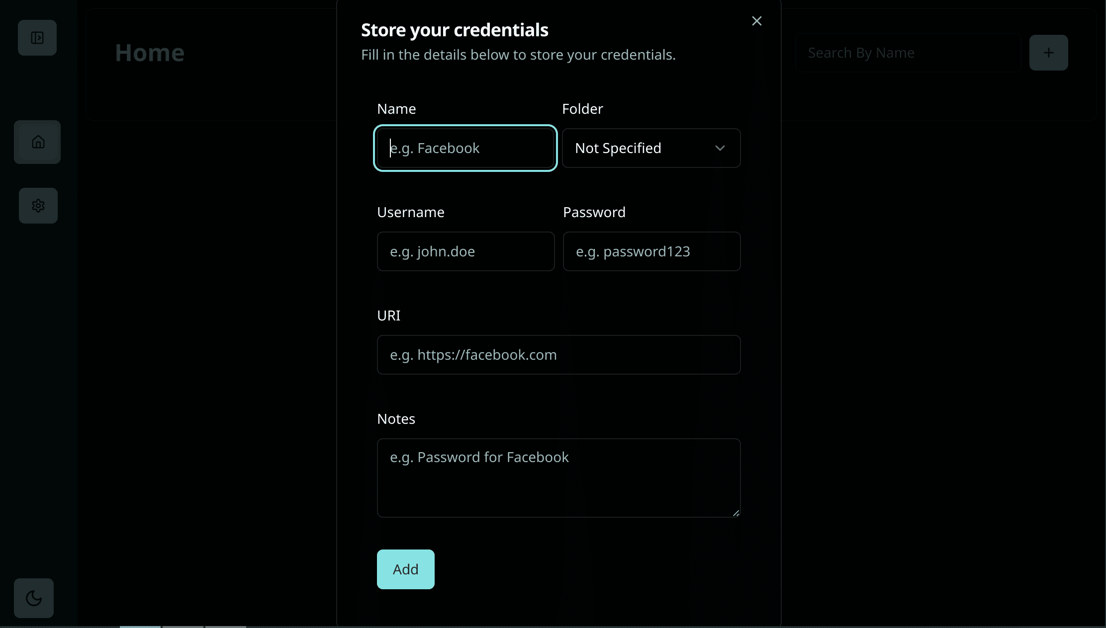 Pass Keeper project screenshot